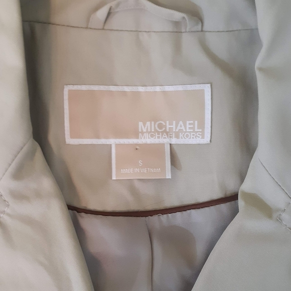 Michael kors rain trench coat sz small - Picture 6 of 6